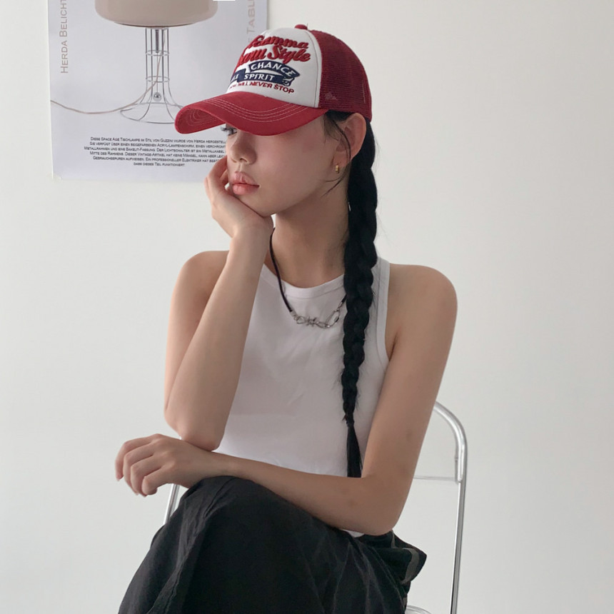 [18종/BEST] y2k 레터링 자수 빈티지 페스티벌 볼캡 모자 모음 상세 이미지 331