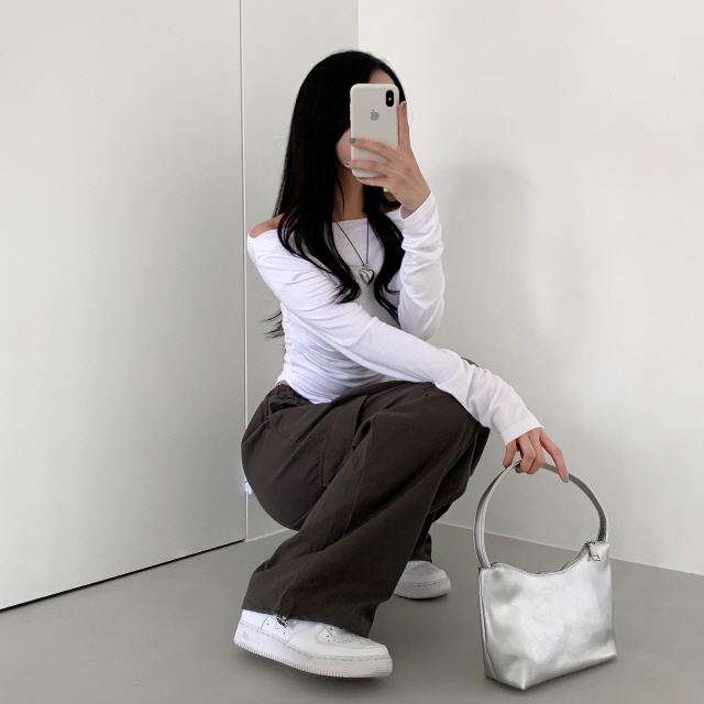 [숏,기본,롱 3기장!❤️] 웨더 코튼 와이드 간절기 바지 투웨이 스트링 카고 봄 롱 팬츠 상세 이미지 45