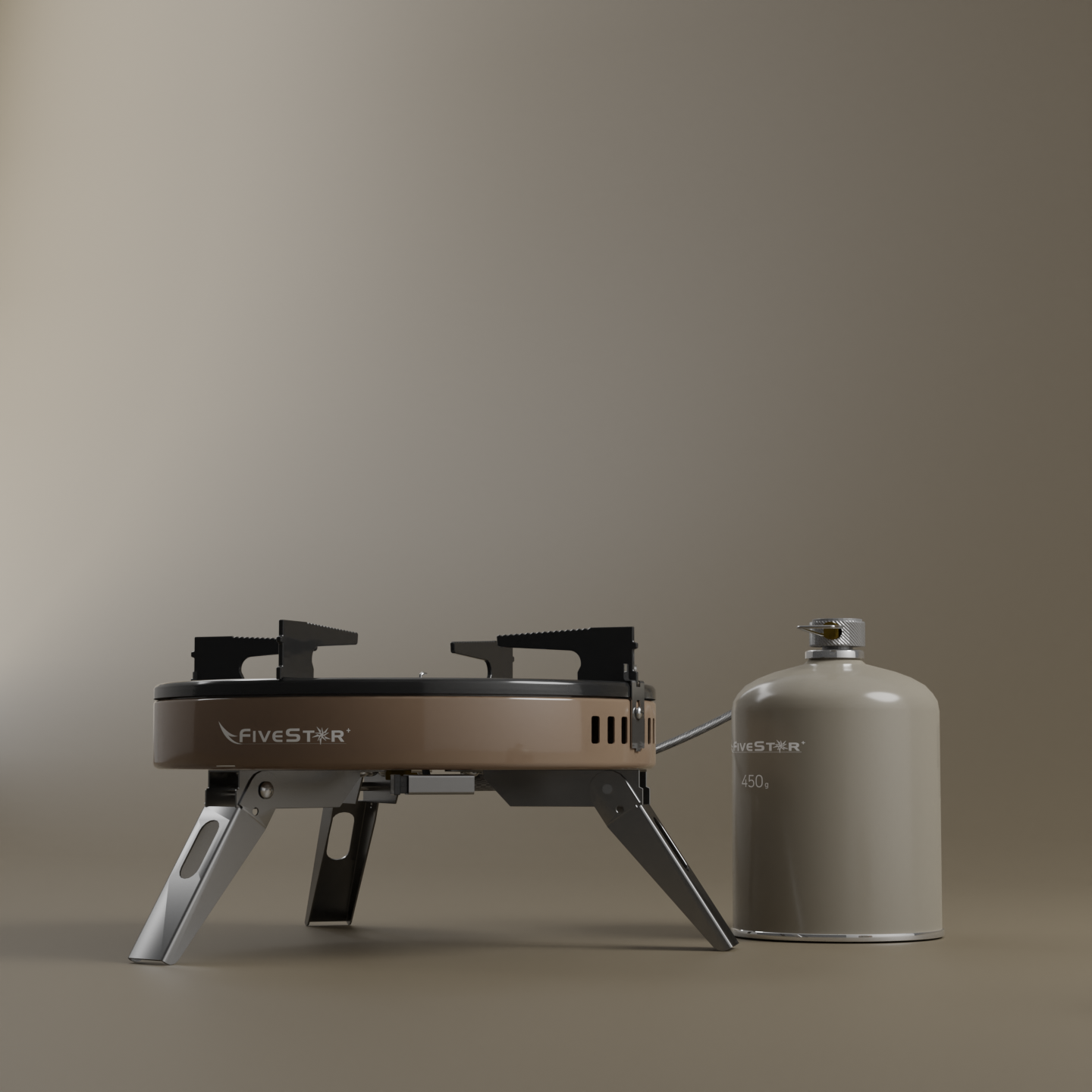 파이브스타 그리들 버너 슬림 E25 강염 액출 캠핑 해바라기 버너 샌드탄