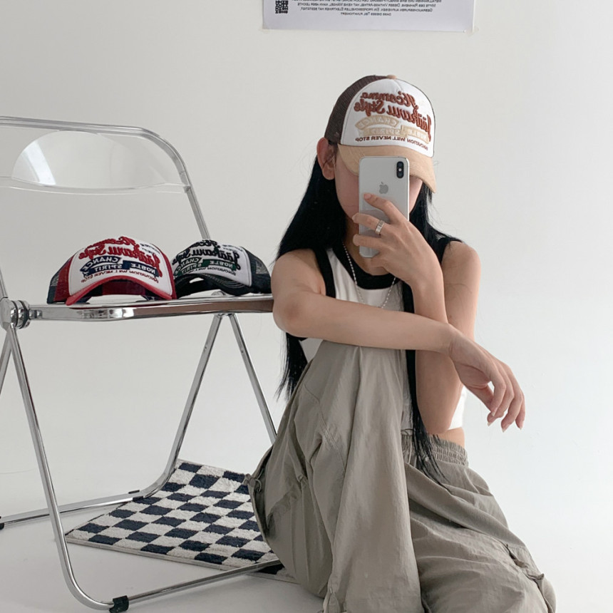 [18종/BEST] y2k 레터링 자수 빈티지 페스티벌 볼캡 모자 모음 상세 이미지 324