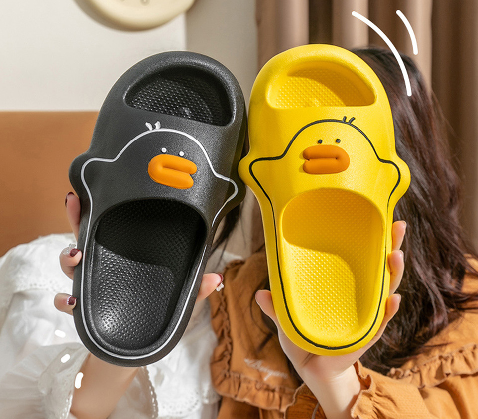 실내슬리퍼 오리 캐릭터 사무실 실내화 층간소음 쿠션 슬리퍼 이미지 7