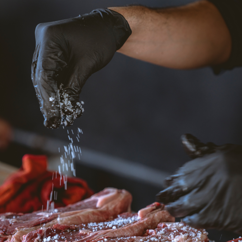 [네이버 단독]브릭글로 스탠다드 니트릴장갑 고무 위생장갑 요리 알러지프리 블랙 100매10개