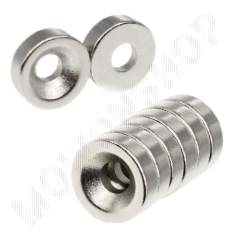 네오듐자석 네오디늄 희토류 네오디움 원형 타공 자석 ND 15x3mm - 메인 이미지