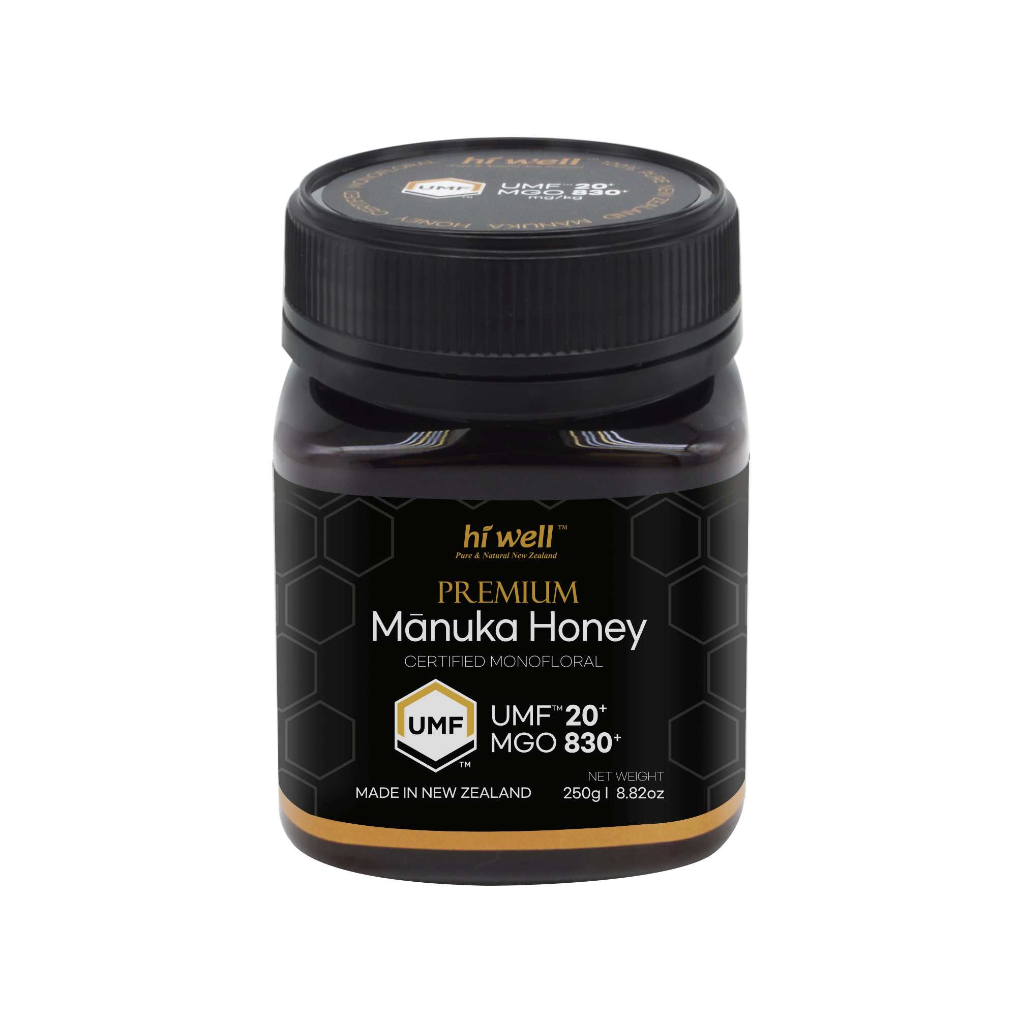 하이웰 마누카꿀 UMF20+ 뉴질랜드 100% 야생 마누카허니 250g, 1개 - 상세 이미지 2