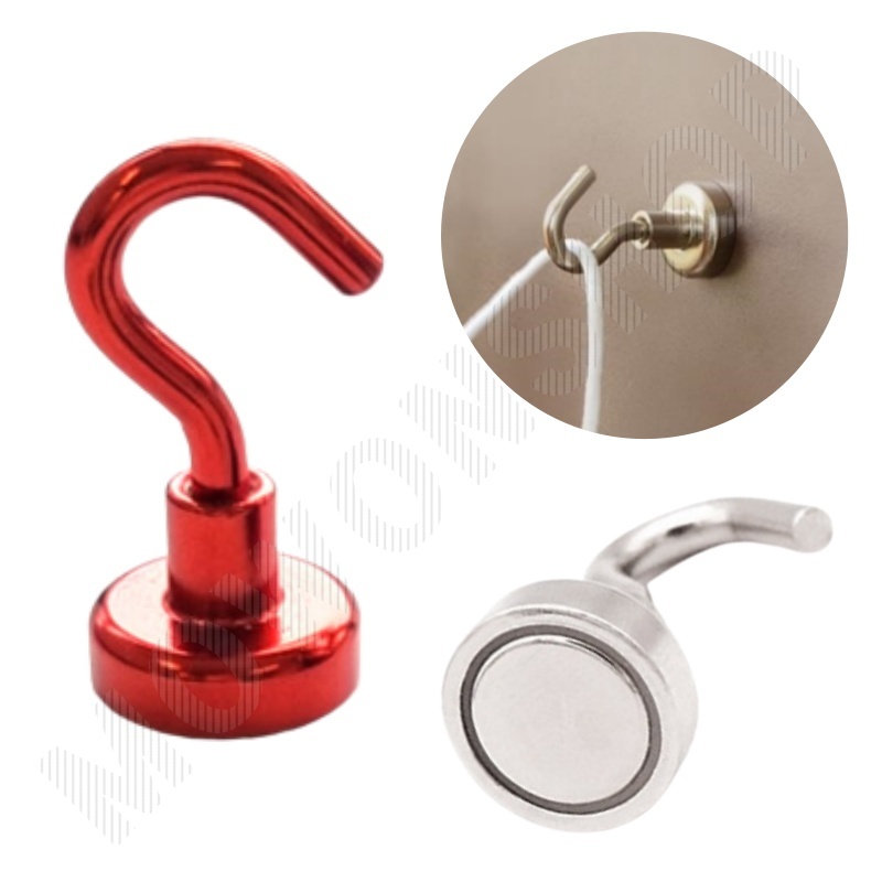 네오듐자석 고리형 네오디늄 원형 고리자석 희토류 자석 레드 중 - 상품 이미지