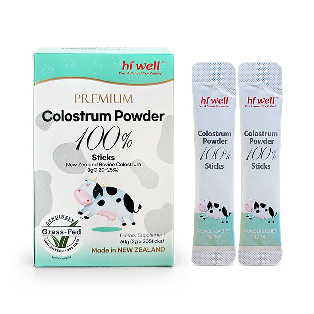 [N배송] 하이웰 뉴질랜드 100% 순수 초유 파우더 스틱 1통 성인 어린이 돌 아기 제품 이미지