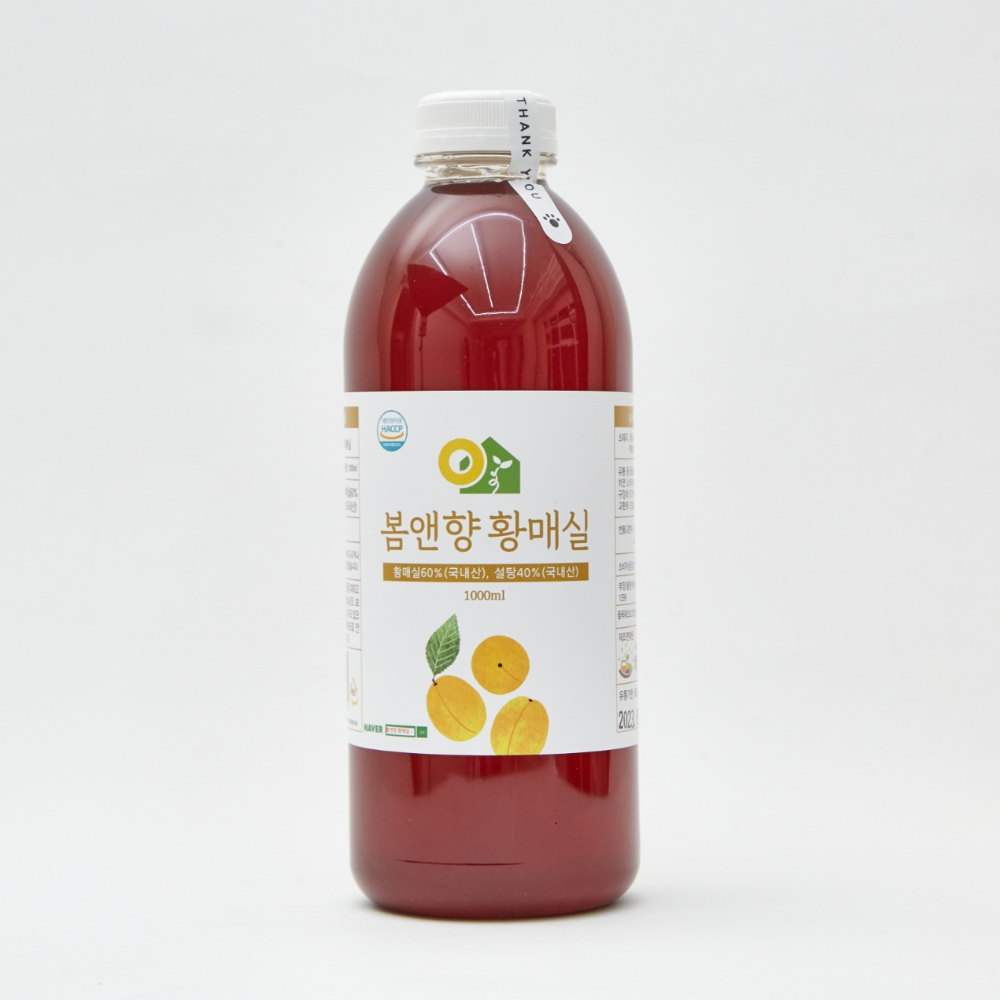 하동 황매실청 매실액 1000ml 임산부 매실청 원액 엑기스 발효액 - 상세 이미지 5