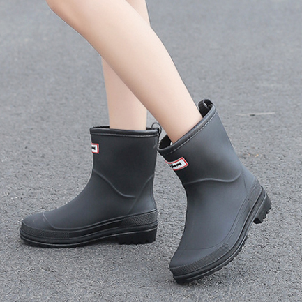 빅사이즈 여성 장화 베이직 레인부츠 (성인 여름 예쁜 비 미끄럼방지 방수)
