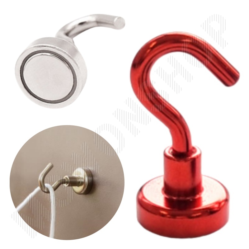 네오듐자석 고리형 네오디늄 원형 고리자석 희토류 자석 레드 대 - 상품 이미지