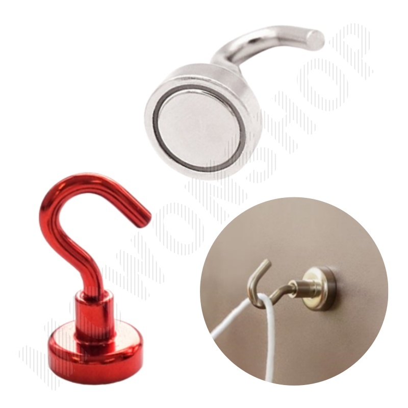 네오듐자석 고리형 네오디늄 원형 고리자석 희토류 자석 레드 소 - 상품 이미지