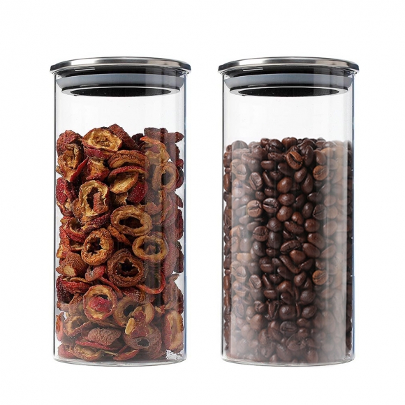 내열유리 밀폐 용기 열탕소독 글라스 유리병 550ml 2P