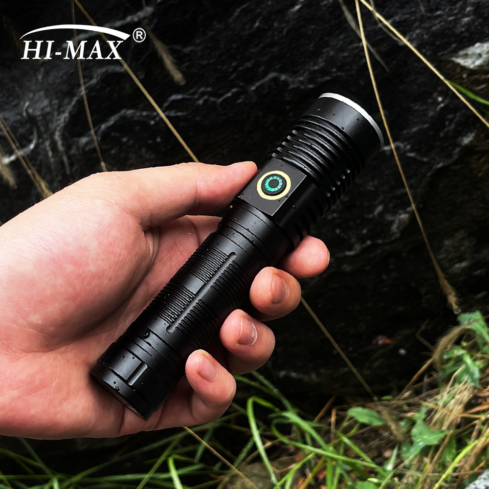하이맥스 초강력후레쉬 줌 레이저 LED 손전등 충전식 써치라이트 캠핑 해루질랜턴 LS-20 풀세트