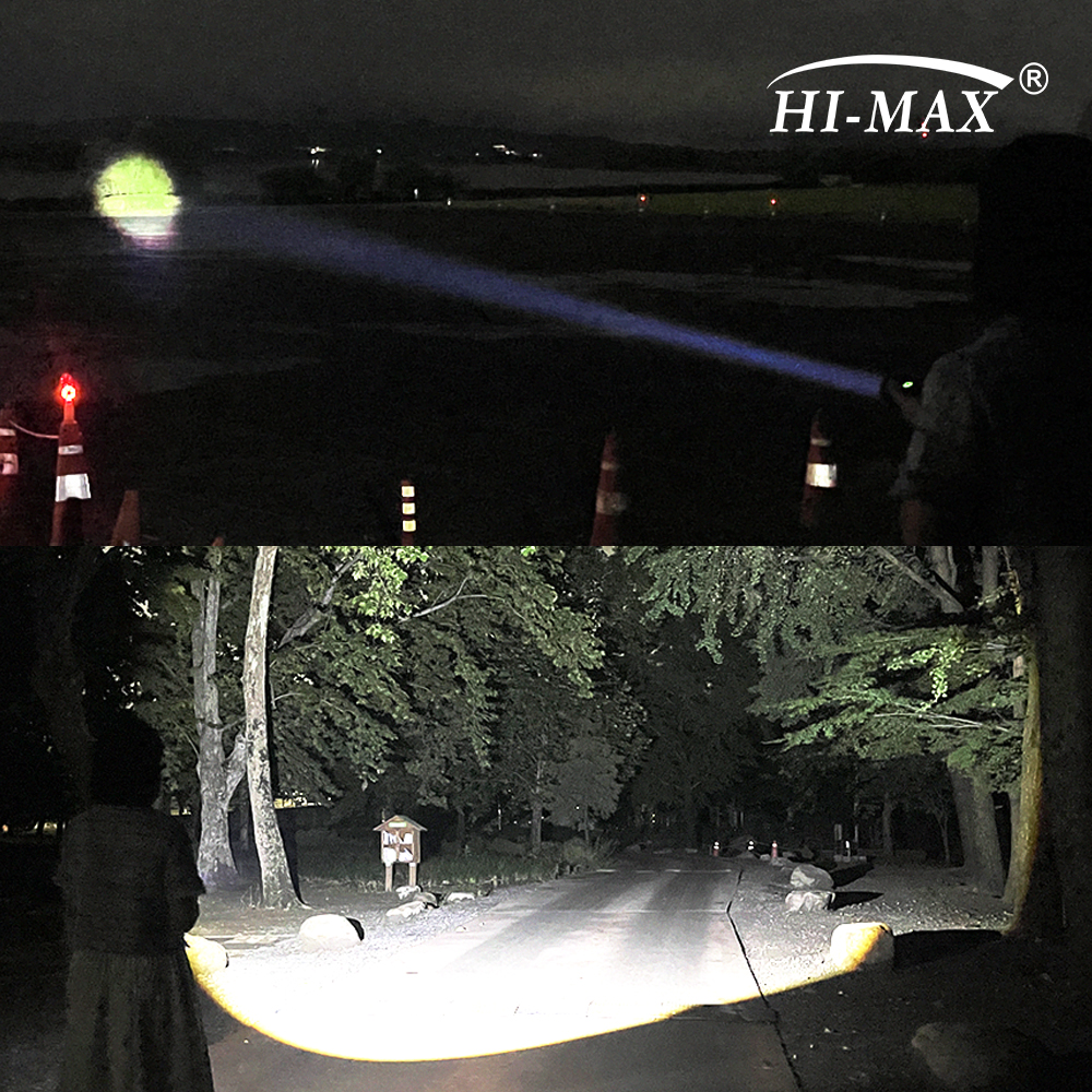 하이맥스 초강력후레쉬 줌 레이저 LED 손전등 충전식 써치라이트 캠핑 해루질랜턴 LS-20 풀세트