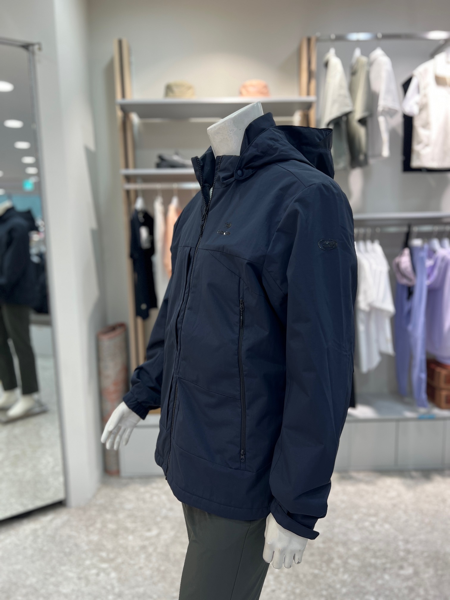 아이더 (메소드) 남성 2L 방풍 자켓 (Navy) 기능성 바람막이 등산점퍼 - 상세 이미지 4