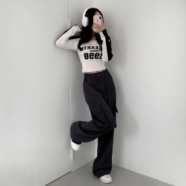 볼디즈 바스락 카고 포켓 핀치 와이드+조거 2way나일론 트레이닝 팬츠 봄 바지 상세 이미지 154