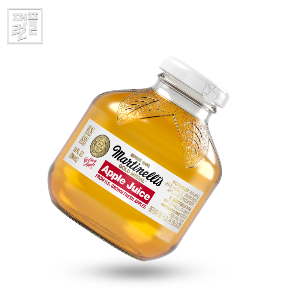 마르티넬리 골드메달 애플쥬스 296ml x 1병(둥근병) - 상세 이미지 2