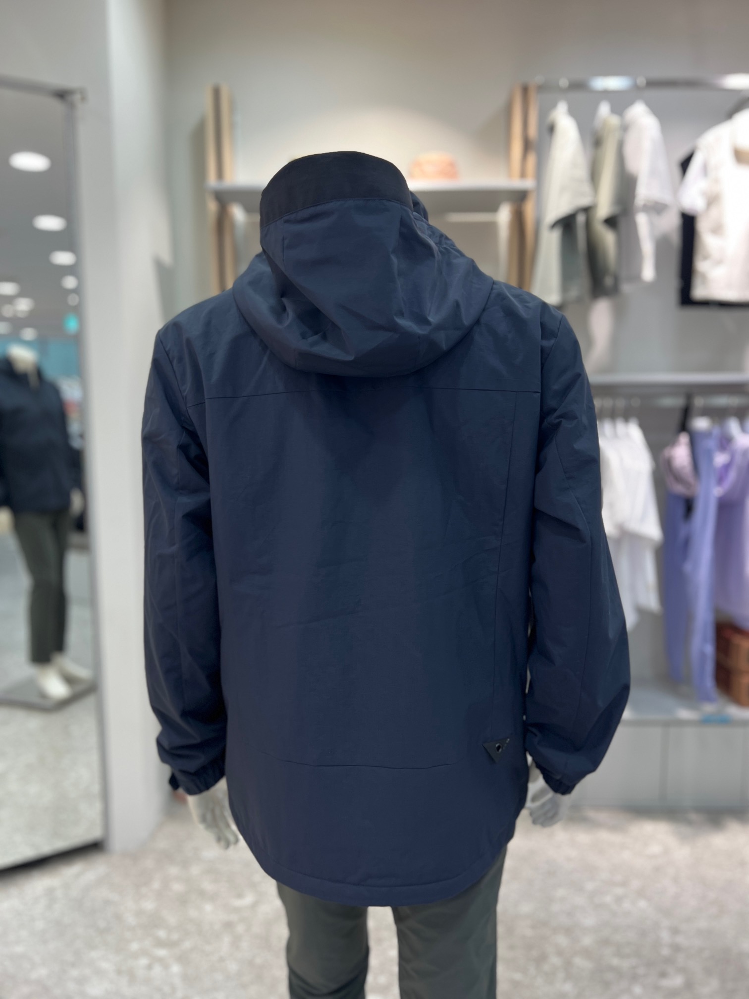아이더 (메소드) 남성 2L 방풍 자켓 (Navy) 기능성 바람막이 등산점퍼 - 상세 이미지 3