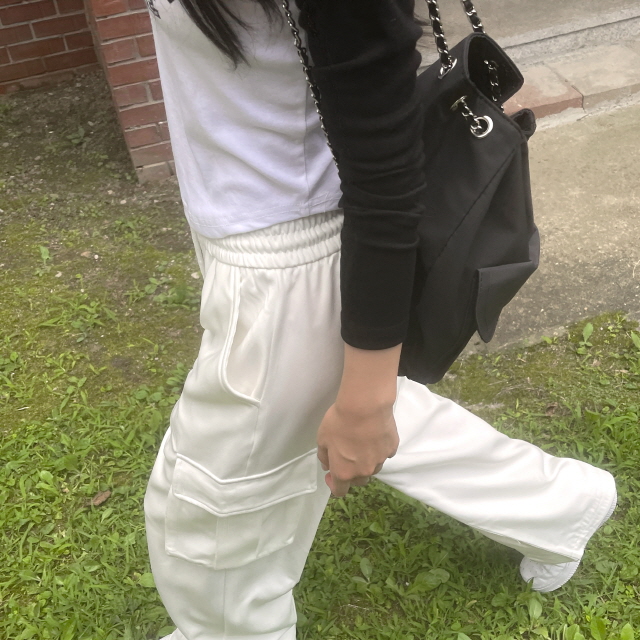 볼디즈 바스락 카고 포켓 핀치 와이드+조거 2way나일론 트레이닝 팬츠 봄 바지 상세 이미지 118