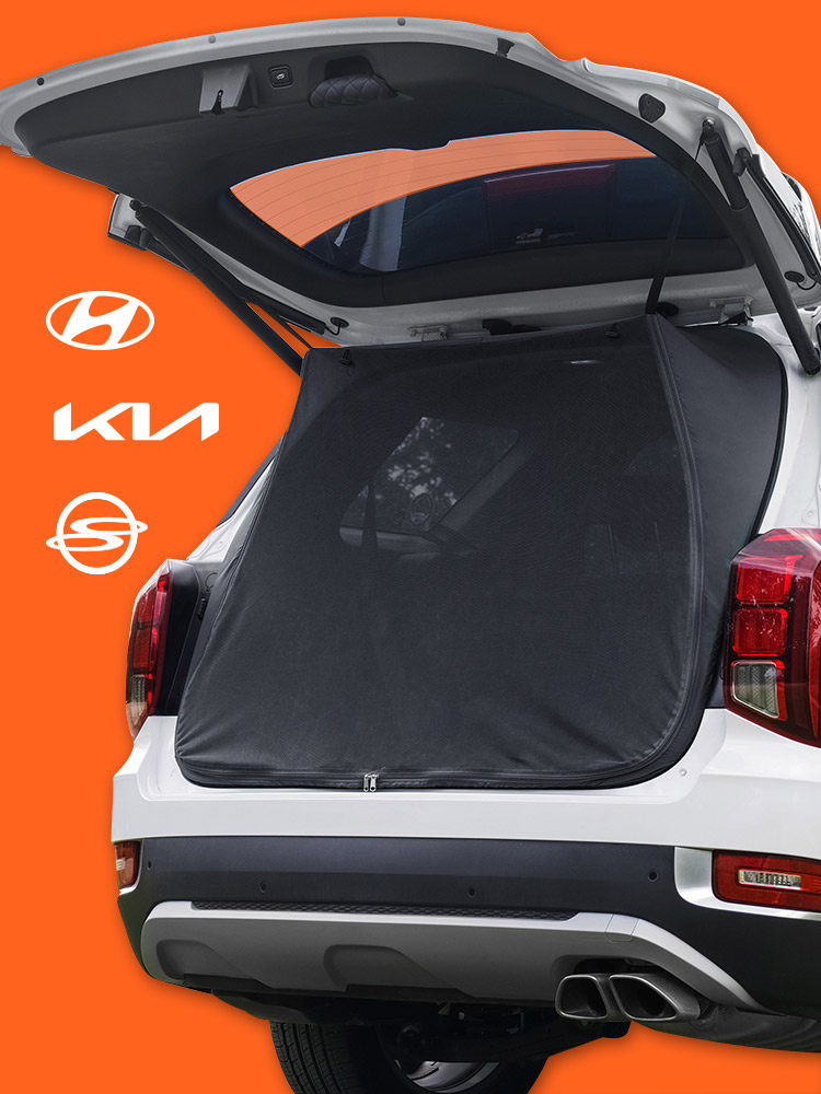 크레이지몬스터 차량용 차박 모기장 텐트 트렁크 모기장 팰리세이드