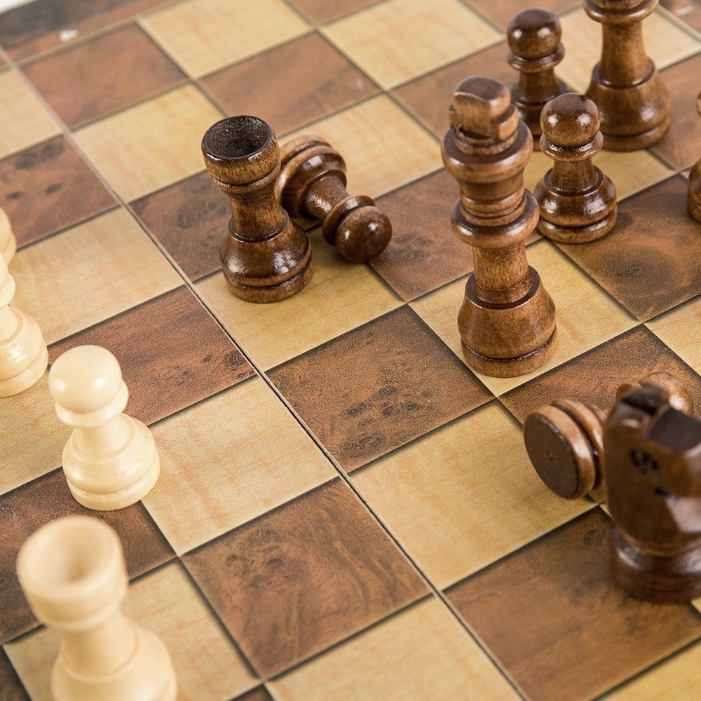 강력 고급 자석 원목 체스 초등 성인 체스판 30cm Chess 제품 이미지