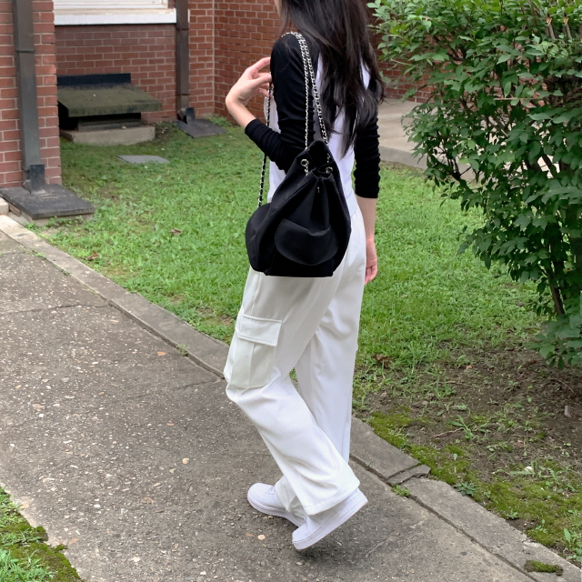 볼디즈 바스락 카고 포켓 핀치 와이드+조거 2way나일론 트레이닝 팬츠 봄 바지 상세 이미지 108