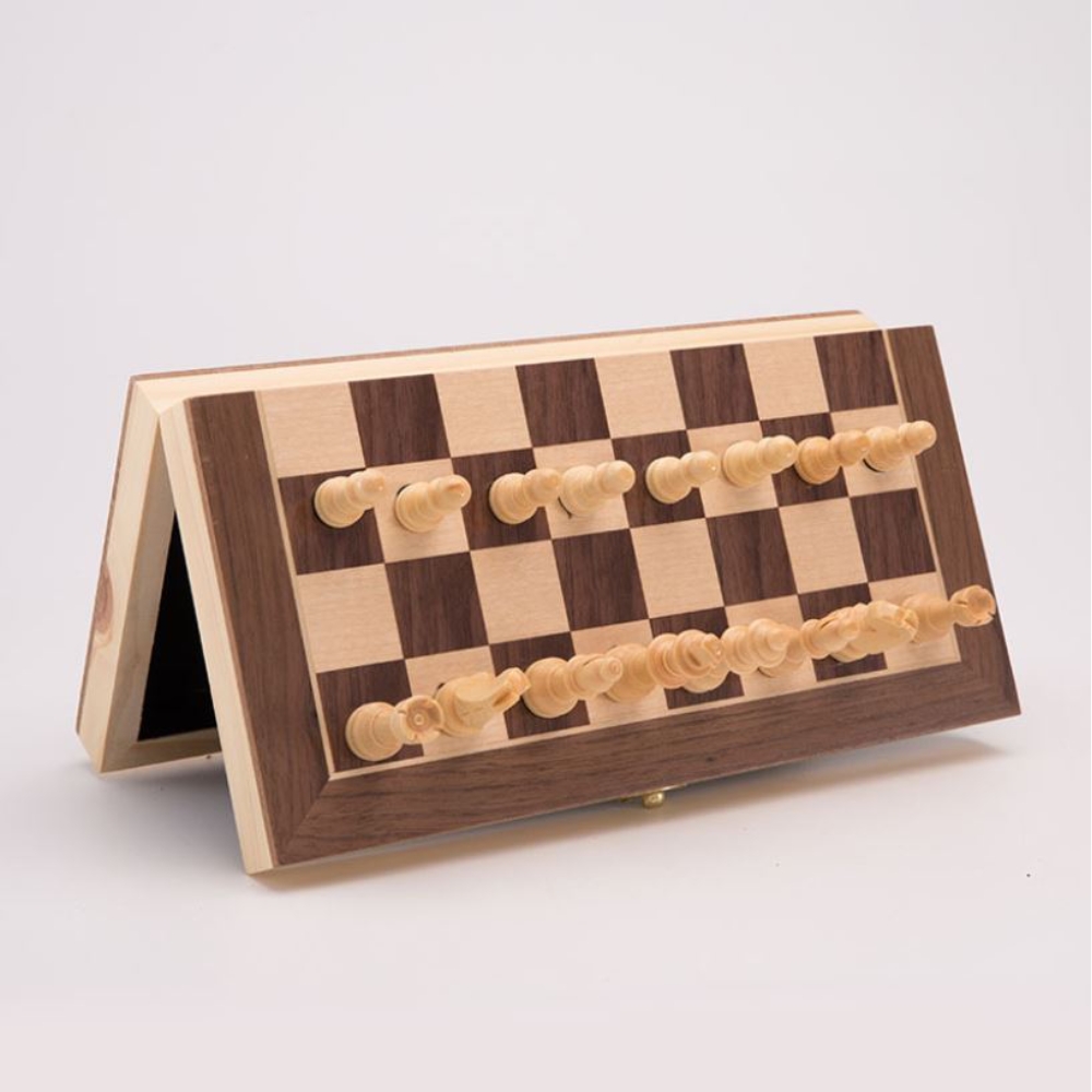 강력 고급 자석 원목 체스 초등 성인 체스판 30cm Chess - 상세 이미지 2