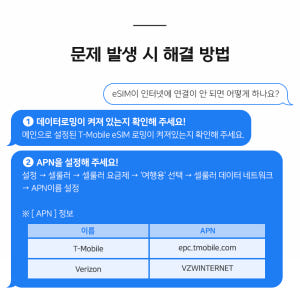미국이심 esim 하와이 캐나다 티모바일 5G 통화 데이터무제한 4일e심... 솔직 후기 | 실사용자 리뷰 분석 - 상품 이미지 4