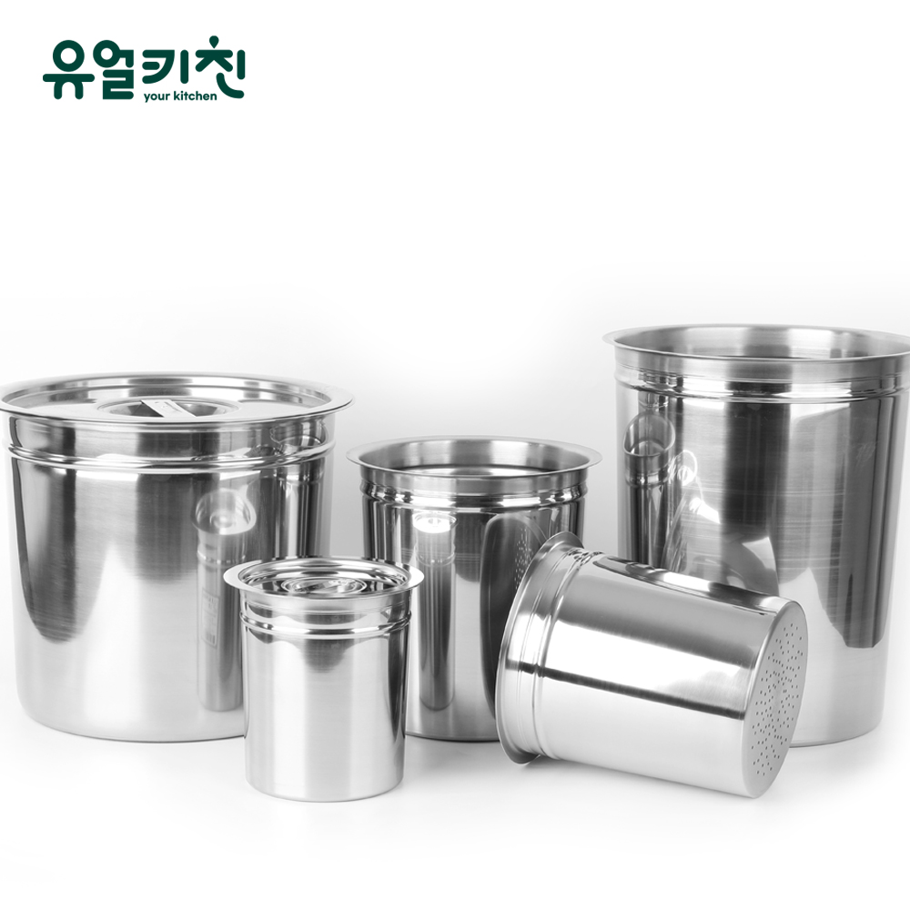 스텐 소스통 원형반찬통 BMP통 비엠피 2호 - 상세 이미지 2