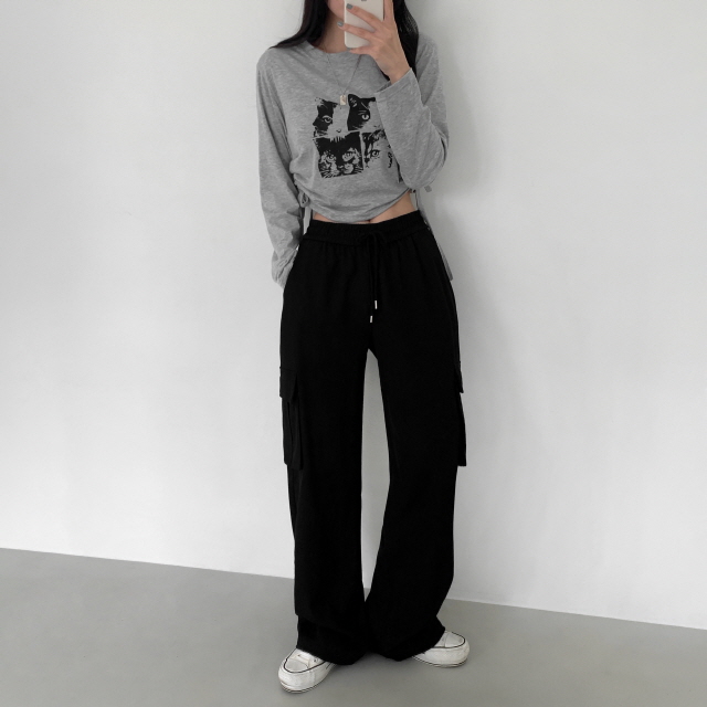 볼디즈 바스락 카고 포켓 핀치 와이드+조거 2way나일론 트레이닝 팬츠 봄 바지 상세 이미지 162