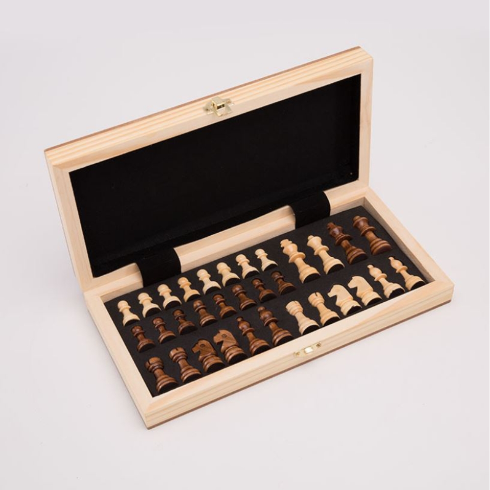 강력 고급 자석 원목 체스 초등 성인 체스판 30cm Chess - 상세 이미지 4