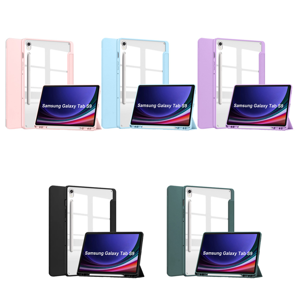 삼성 갤럭시탭 S10 라이트 10.9 아크릴 스마트 북커버 S펜수납 케이스 갤럭시탭 S10FE S9FE 10.9 공용 - 상세 이미지 5