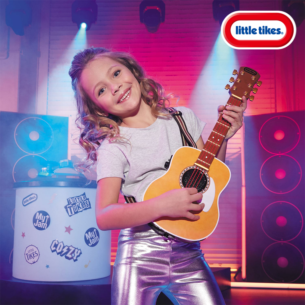 리틀타익스 리틀 마이 리얼 잼 어쿠스틱 장난감 기타 아기 유아 어린이 3살 소리나는 악기