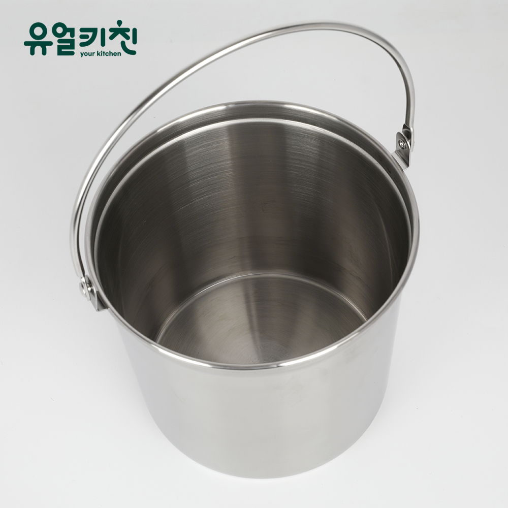 킹센스 스텐 고리 소스통 뼈통 손잡이 BMP통 1호 - 상세 이미지 4