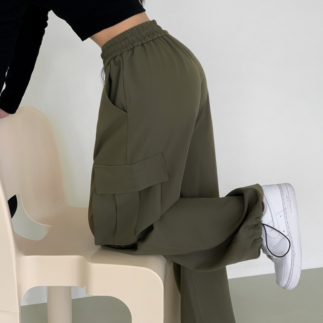 볼디즈 바스락 카고 포켓 핀치 와이드+조거 2way나일론 트레이닝 팬츠 봄 바지 상세 이미지 144