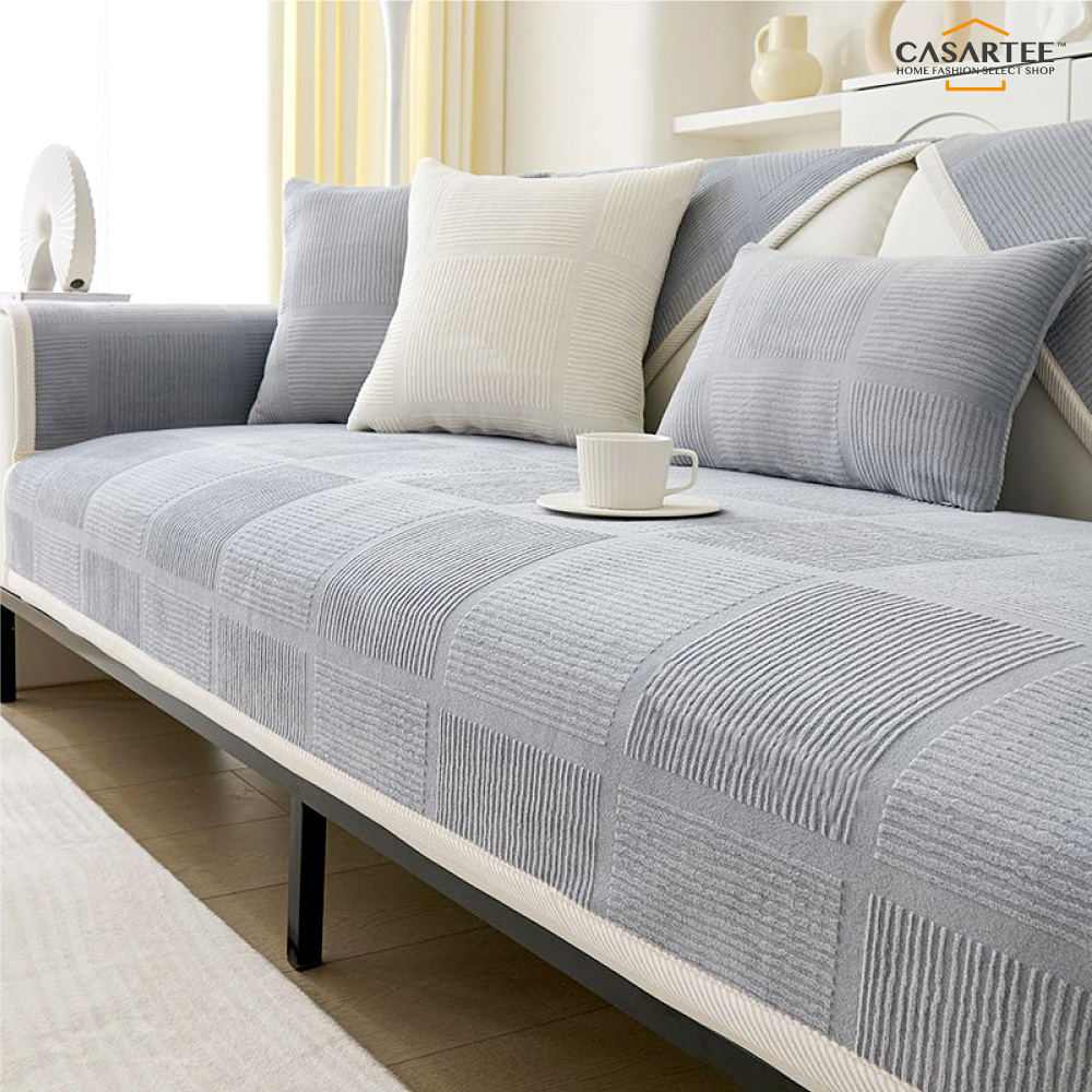 패브릭 넓은 돌 쇼파패드 쇼파토퍼 소파깔개 쇼파덮개 방석 여름 3인용