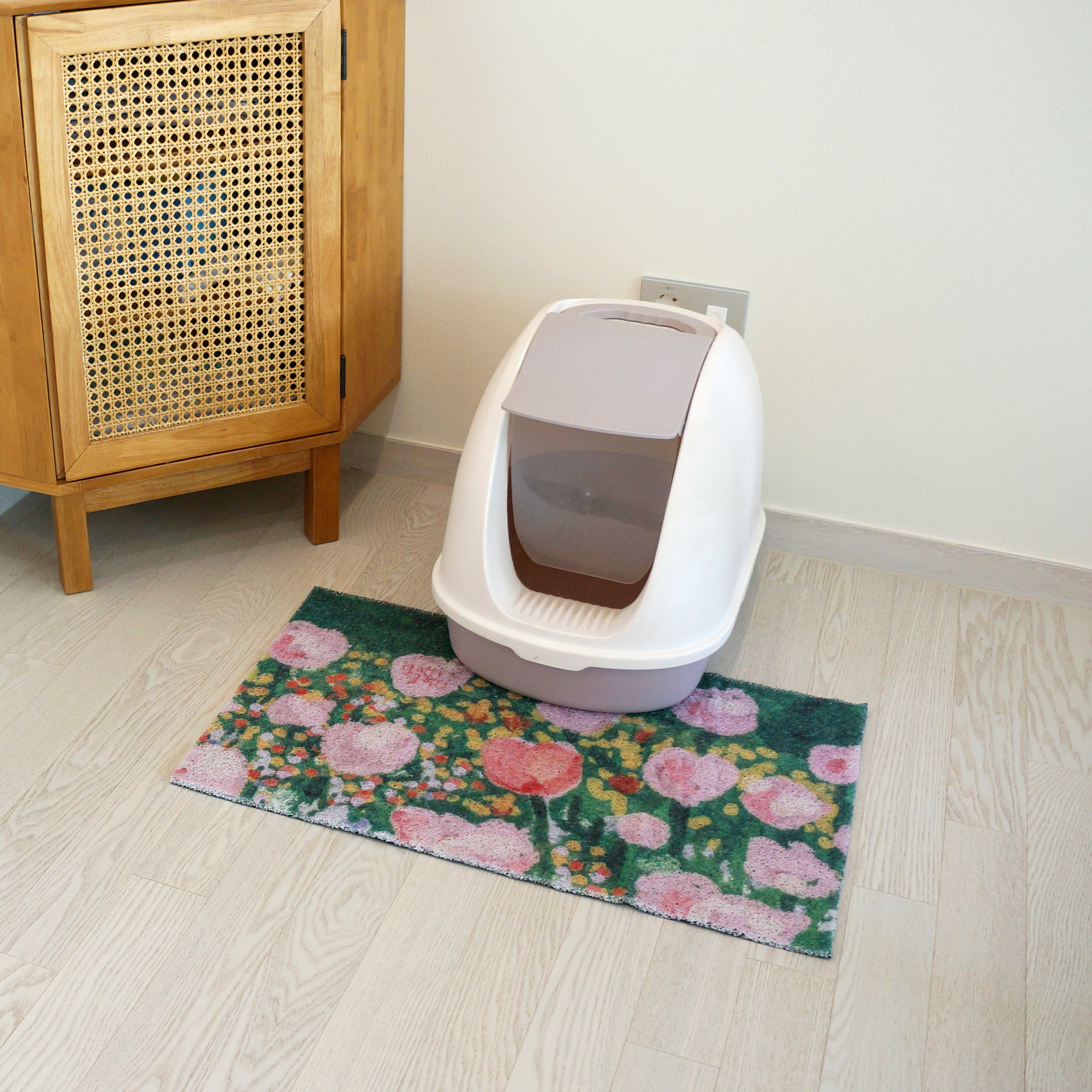 가티가티 고양이모래매트 사막화방지매트 오렌지블로썸