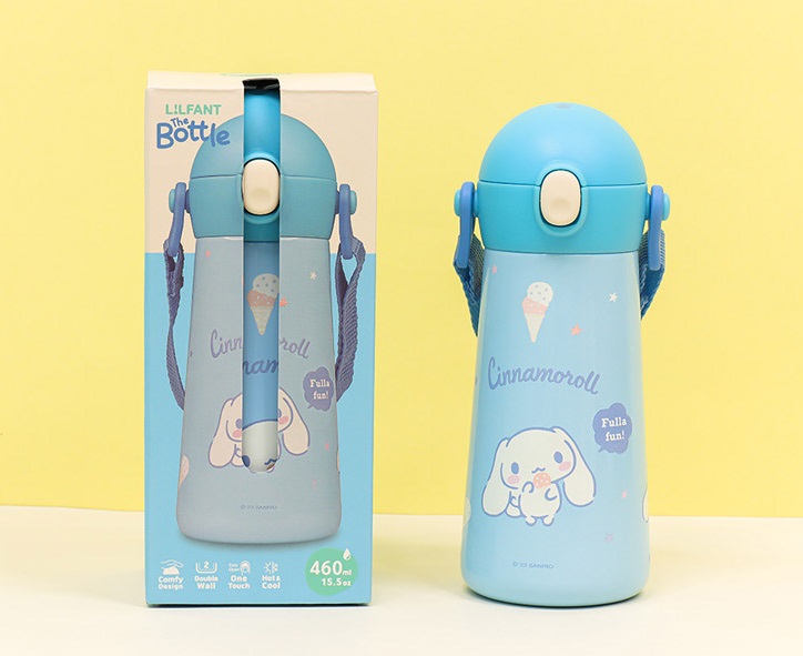 산리오 물통 시나모롤 물병 텀블러 보온병 어린이집 유치원 스텐 400ml