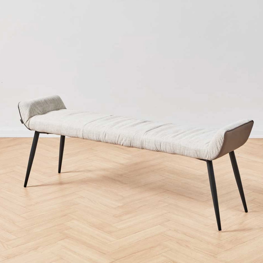 편안한식탁의자 튼튼한 벤치형 쿠션벤치의자 식당용의자