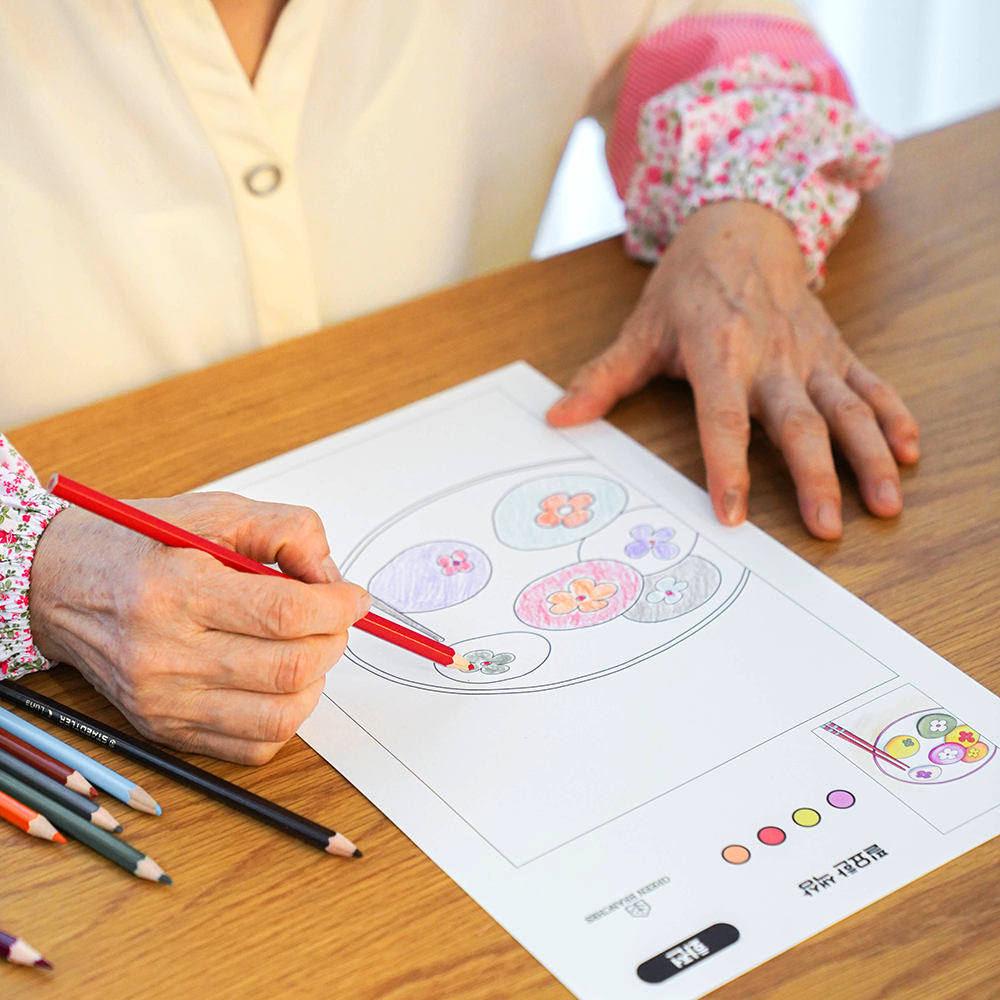 어른 색칠공부 어르신 시니어 도안 음식 색칠공부 20종 세트 이미지 4