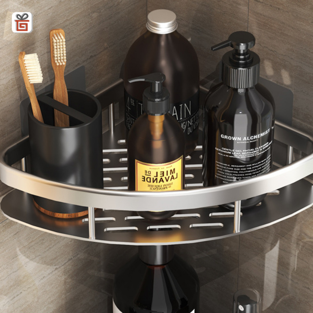 무타공욕실 코너 선반 화장실선반