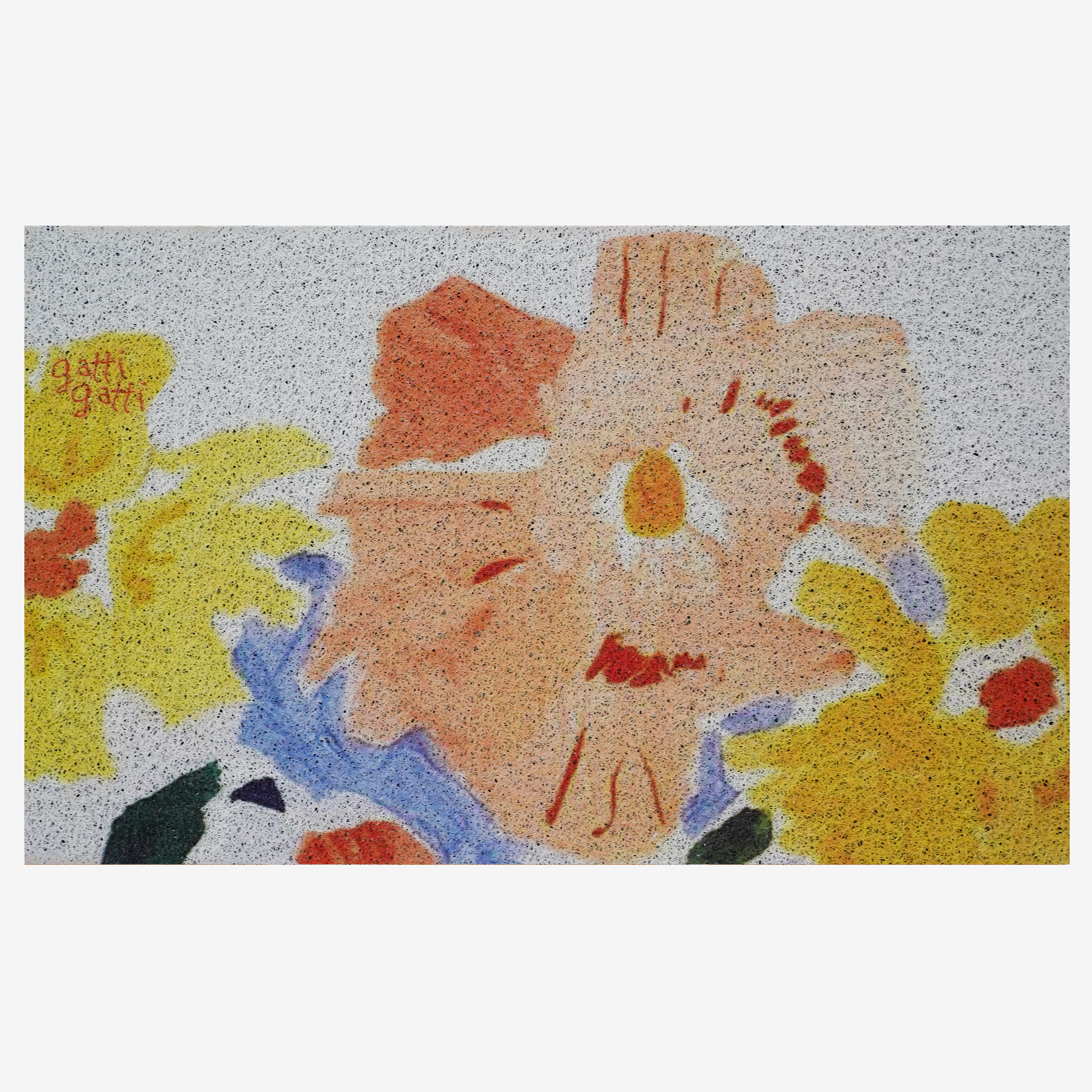 가티가티 고양이모래매트 사막화방지매트 오렌지블로썸