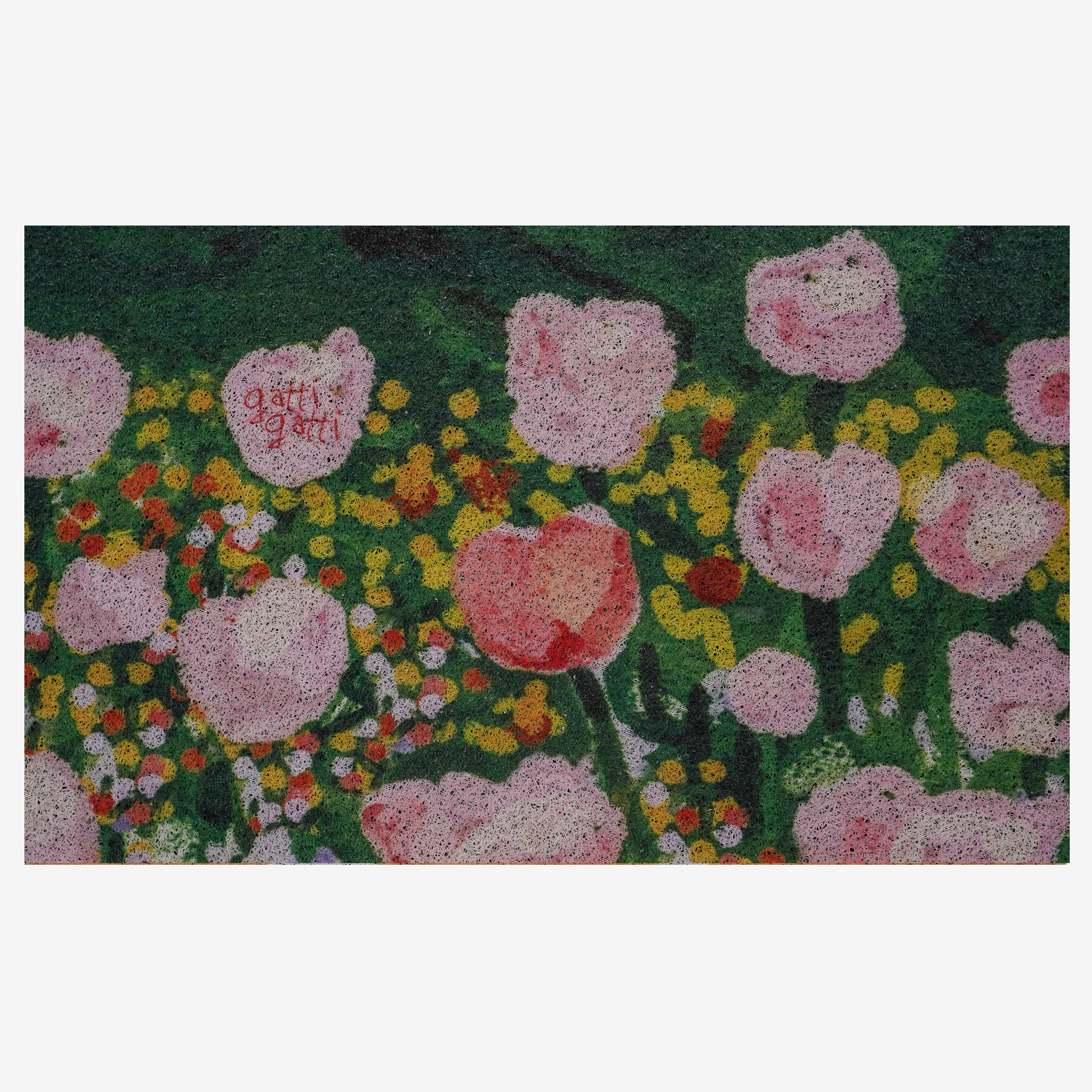 가티가티 고양이모래매트 사막화방지매트 오렌지블로썸