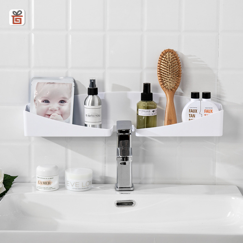 [무료배송] 무타공욕실 선반 수전선반 접착력 강화버전 ABS 플라스틱