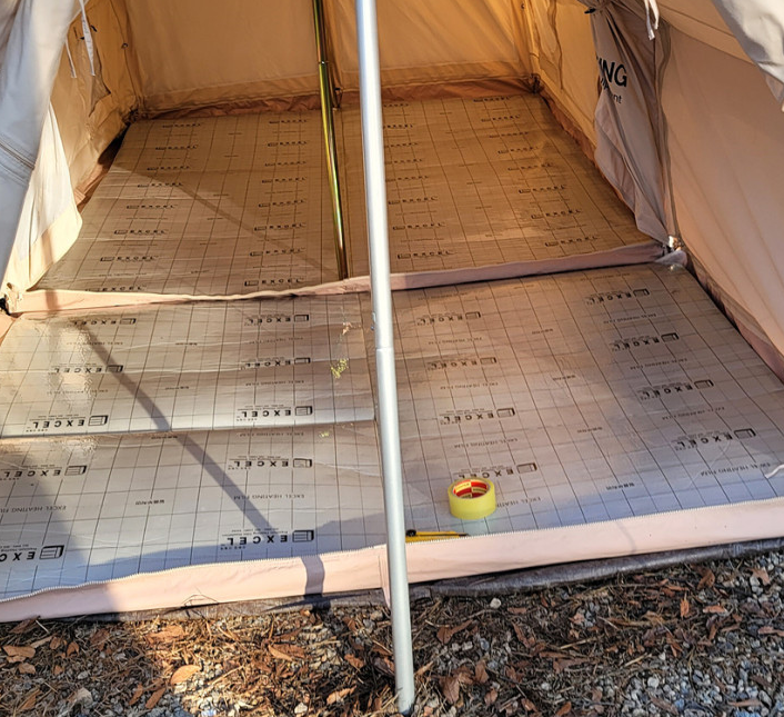 디스커버리 매트 캠핑 단열재 텐트 이너 바닥 공사 1m