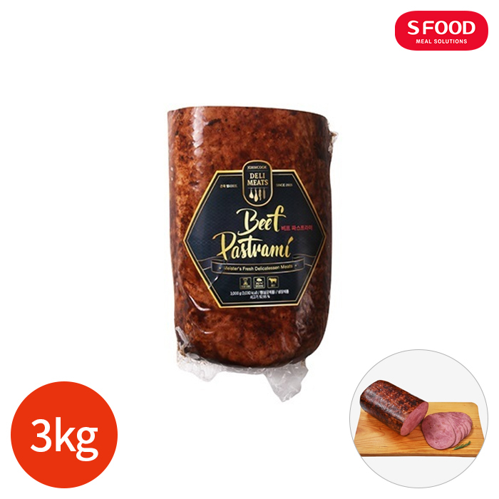 에스푸드 존쿡 델리미트 비프 파스트라미 3kg : CLICKMALL