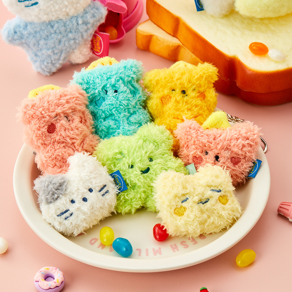 [버터샵] 페이스 밀크캣 키링 : BUTTER SHOP