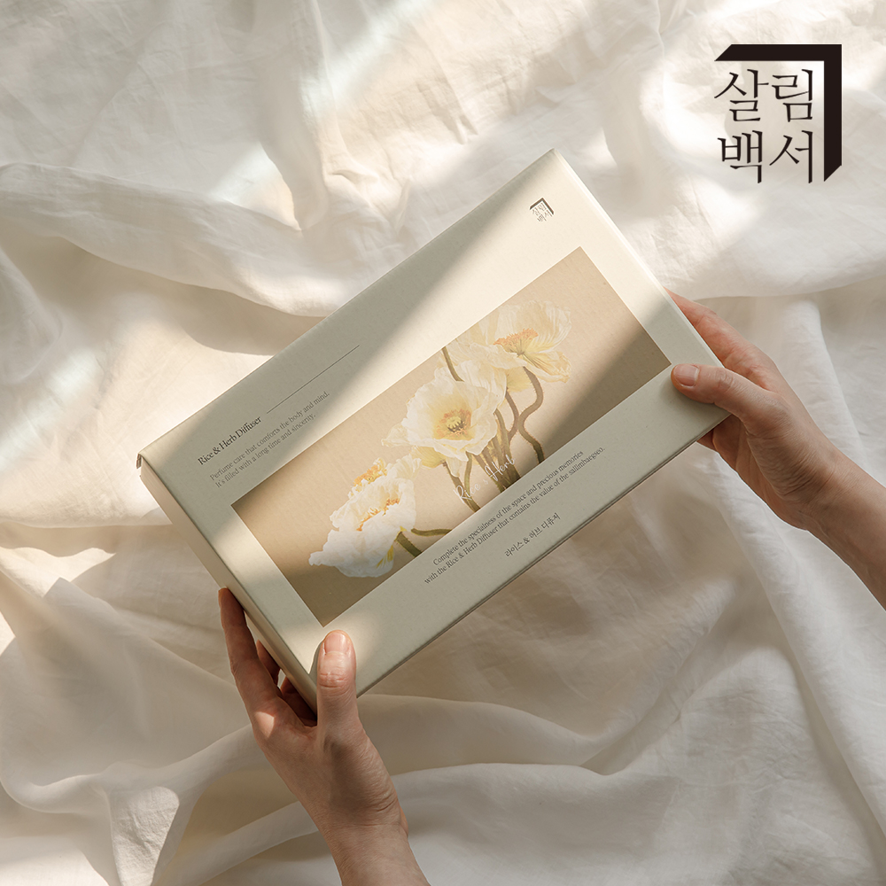 1+1 살림백서 대용량 디퓨저 500ml 선물세트 아로마 실내 방향제 포레스트가든 화장실