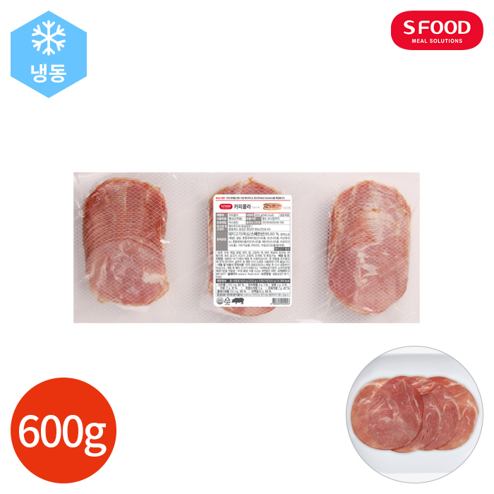 에스푸드 카피콜라 슬라이스 햄 600g : CLICKMALL