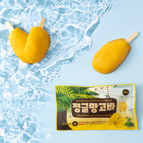 망고스틱 아이스 정글 망고바 통째로 얼린 60g 10개입 - 상세 이미지 2