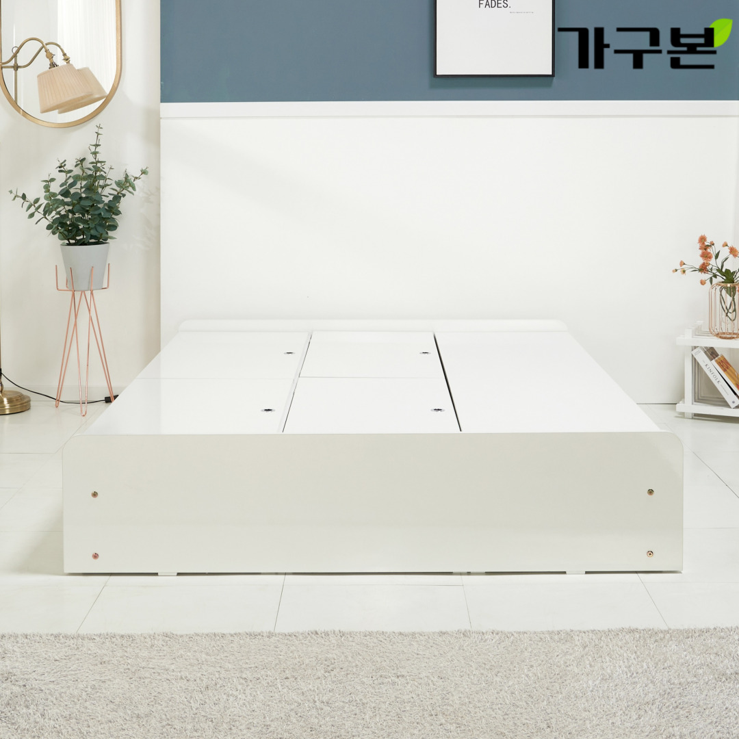 퀸 낮은침대프레임 헤드없는침대 신혼부부
